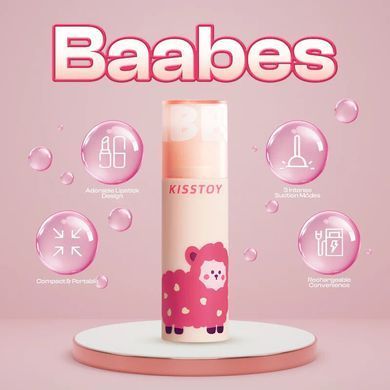 Вакуумний стимулятор KISSTOY Baabes, мініатюрний, 3 рівні інтенсивності вакууму SX2322 фото