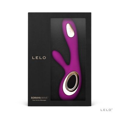 Вібратор-кролик LELO Soraya Wave Deep Rose, манливі рухи стовбура SO8113 фото