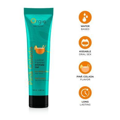 Лубрикант на водній основі Orgie - Lube Tube Pina Colada (100 мл) SX1515 фото
