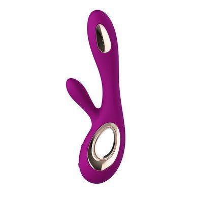 Вібратор-кролик LELO Soraya Wave Deep Rose, манливі рухи стовбура SO8113 фото