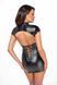 Сукня Noir Handmade F309 Fantasy wetlook mini dress with lace up back - XL SX0294 фото 3