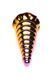 Фентезійний скляний фалоімітатор Creature Cocks Twilight Rainbow Glass Dildo, 16 см SX2224 фото 3