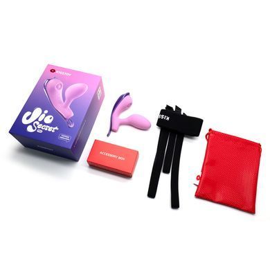 Віброяйце під одяг KISSTOY Viosecret Pro, з пульсацією для клітора, трусики-стрепи в комплекті SX3310 фото