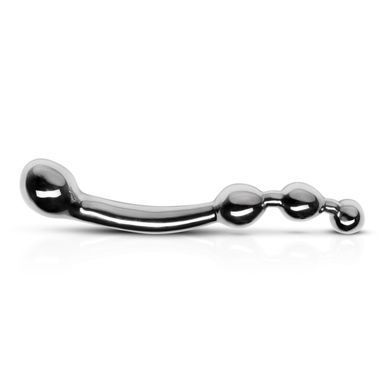 Анально-вагінальний стимулятор Sinner Gear Unbendable &ndash; Multi-Stim Pleasure Wand Metal Anal Dildo SO4613 фото