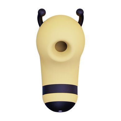 Вакуумний стимулятор із мікрострумами KISSTOY Beebe Yellow, на палець SO6550 фото