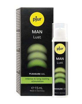 Рідкий вібратор для чоловіків pjur MAN Lust, 15 мл, з ефектом мурашок SX3122 фото