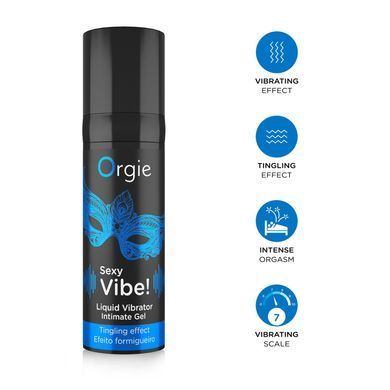 Рідкий вібратор Orgie - Sexy Vibe! Liquid Vibrator (15 мл) SX1549 фото