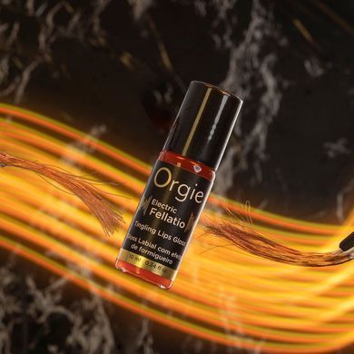 Стимулюючий блиск для губ Orgie - Electric Fellatio Lips Gloss (10 мл) SX1548 фото