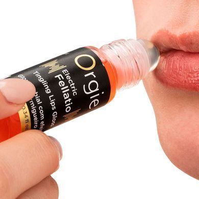 Стимулюючий блиск для губ Orgie - Electric Fellatio Lips Gloss (10 мл) SX1548 фото