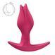 Анальна пробка Fun Factory BOOTIE FEM Raspberry, у вигляді бутона, діаметр 2,9 см, тонкий обмежувач SX3694 фото 4