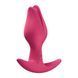 Анальна пробка Fun Factory BOOTIE FEM Raspberry, у вигляді бутона, діаметр 2,9 см, тонкий обмежувач SX3694 фото 2