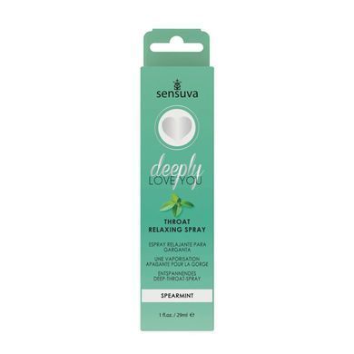 Спрей для мінету Sensuva Deeply Love You Spearmint (29 мл), для глибокого мінету SO7832 фото