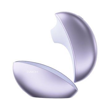 Вакуумний кліторальний стимулятор Svakom Pulse Galaxie Metal Lilac, нічник-проєктор зоряного неба SO9679 фото