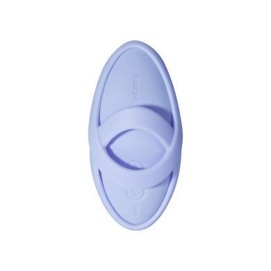 Смарт-вібратор для клітора Svakom Echo 2 Sky Blue, підігрів до 38 &deg;C, знімна насадка на палець SX2448 фото