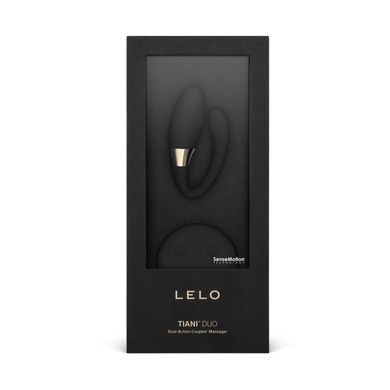 Вібратор для пар LELO Tiani Duo Black, 2 мотори, пульт ДК SO8117 фото