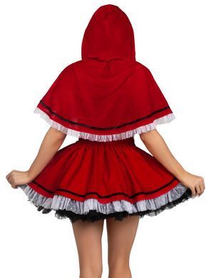 Костюм Червоної Шапочки Leg Avenue Flirty Miss Red Top and Skirt M SX2782 фото